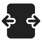 Document Width SVG Icon